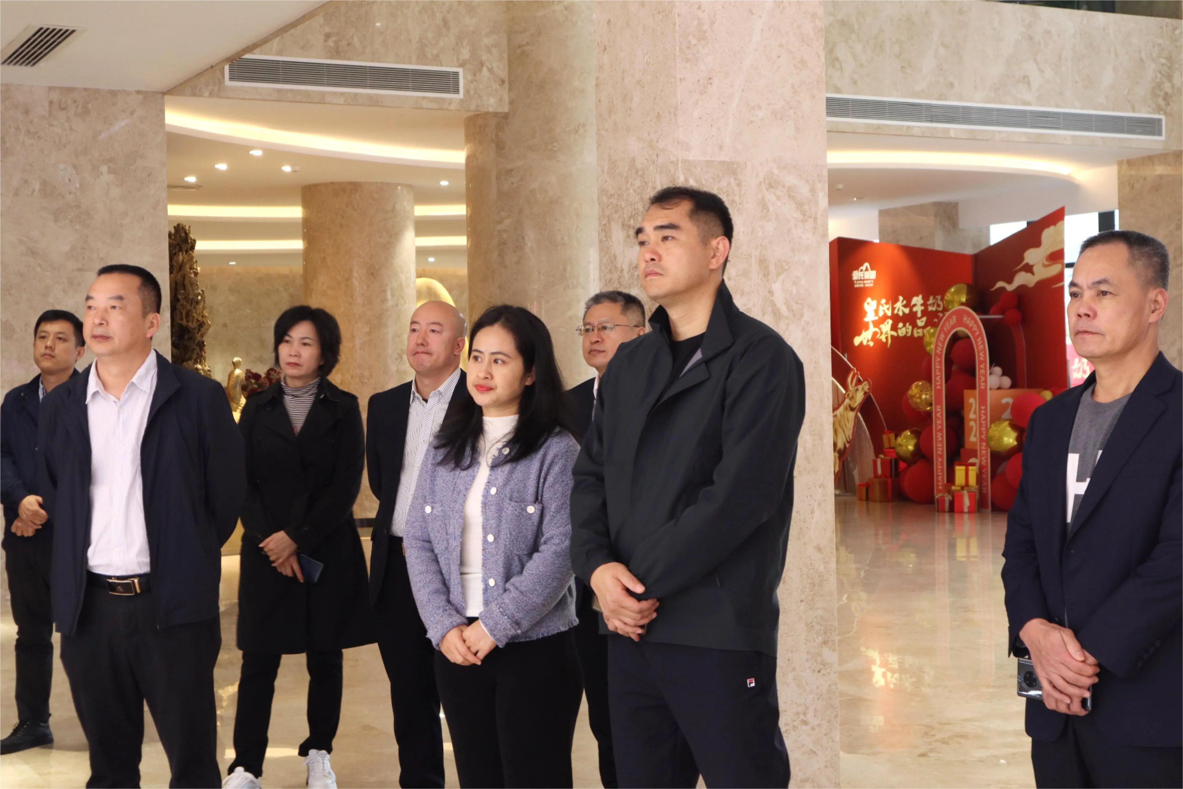 廣東陽西縣委常委、統(tǒng)戰(zhàn)部部長林藝超率隊來訪皇氏集團(tuán)